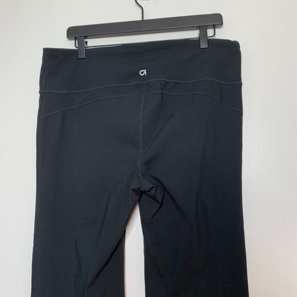 Gap women's black Gapfit Blackout High Rise Bootcut Studio Dance Pants XL - Picture 7 of 11